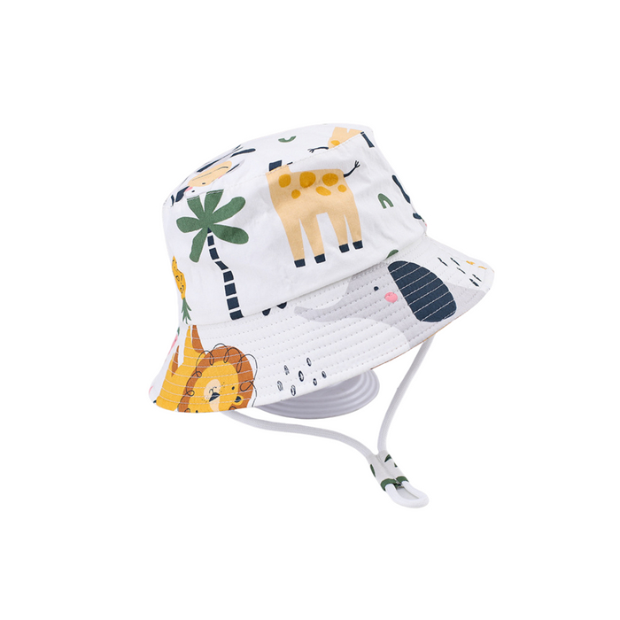 Jungle Pals Baby Bucket Sun Hat