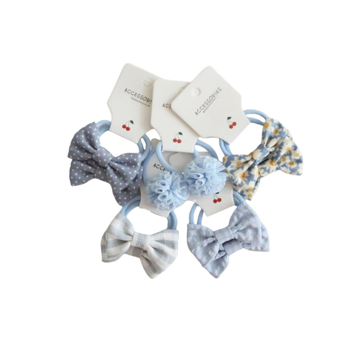 Sky Blues Baby Bow Bundle