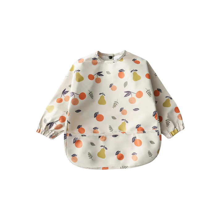 Waterproof Long Sleeve Baby Smock Bib in Perfect Pair