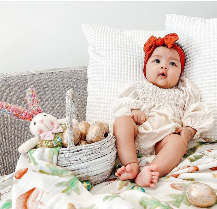 Sommerfugl Kids — Baby Girl Infant Toddler Single Cable Knit Bow ...